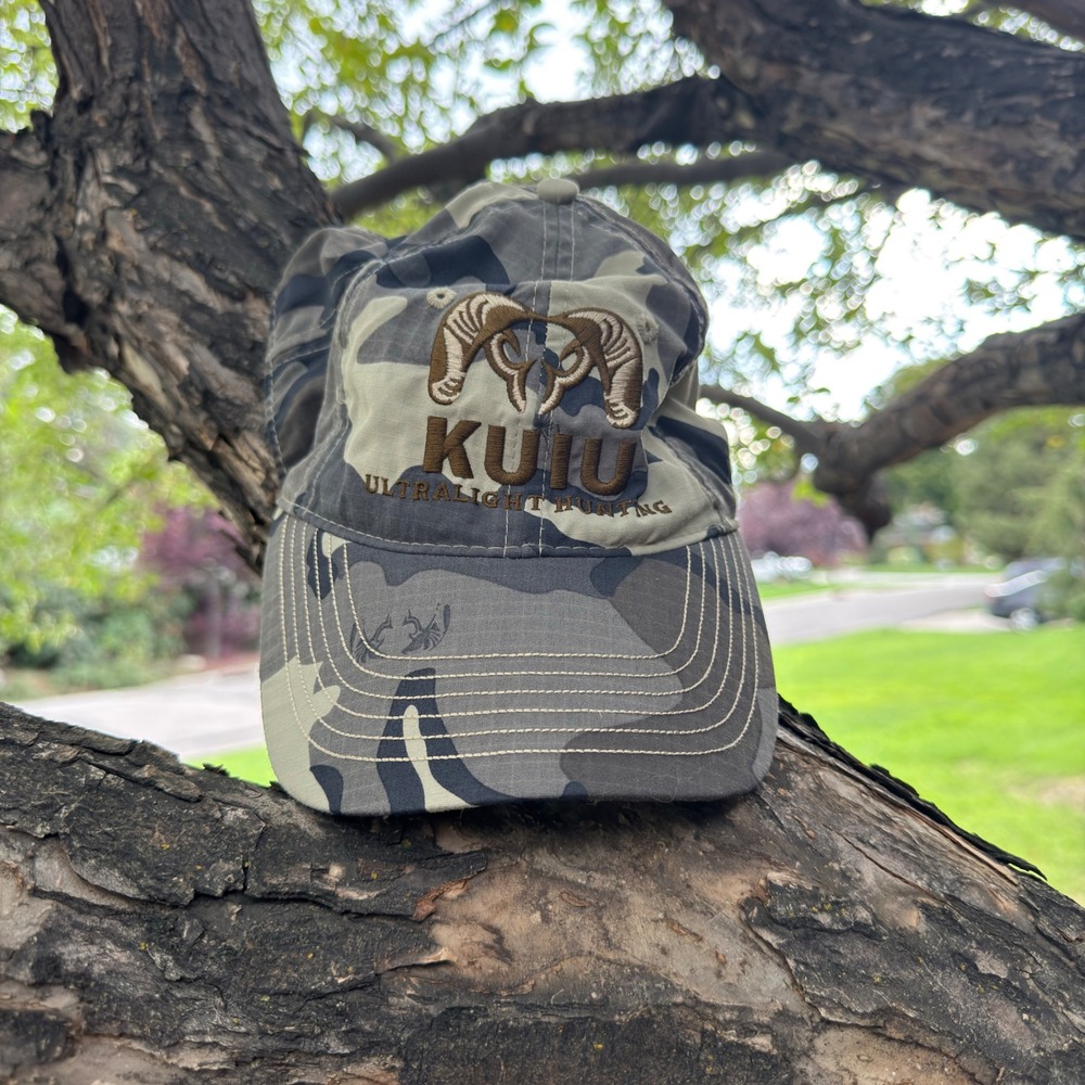 Kuiu Ultralight Hunting Camo Hat Mens OSFA Vias Camouflage Ripstop Cap